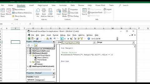 Range Objects in Excel VBA