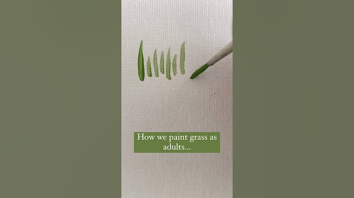 How to paint grass! SUBSCRIBE for more!