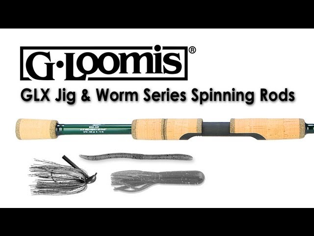 G. Loomis GLX Jig & Worm Series Spinning Rods 