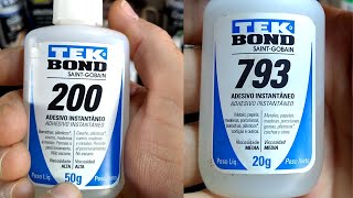 Tek Bond Adesivos Instantâneos 200 e 793