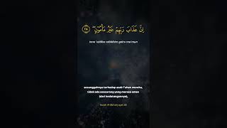 Surah Al Ma'arij ayat 28 - #shorts