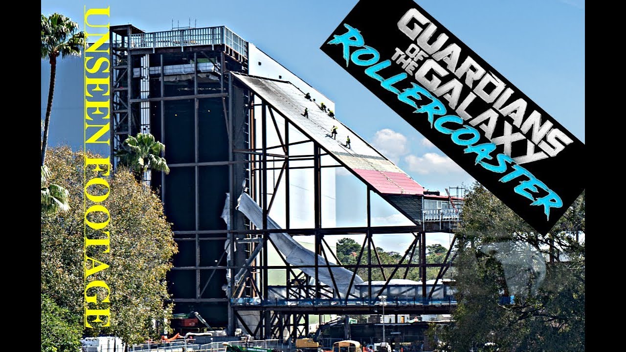 Guardians of the Galaxy roller coaster SNEAK PEEK! 2019 YouTube