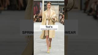 Tod’s SPRING 2024 READY-TO-WEAR #tods #fashion #fashiontrends