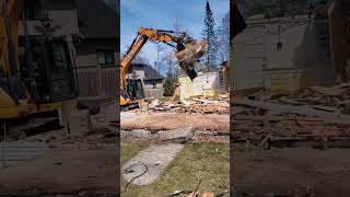 New Video Posted! Cottage Demolition. #construction #demolition #cool