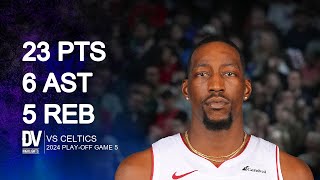 Bam Adebayo vs Celtics 23 pts 6 ast 5 reb | May 01, 2024 |