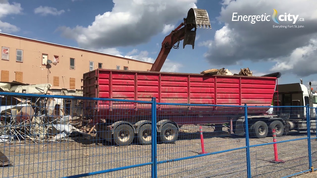 Demolition started on the historic Condill Hotel in Fort St. John