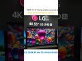 Smart TV 55" LG 55AU801C0SA UHD 4K ThinQ AI HDR10 AI Sound com Alexa