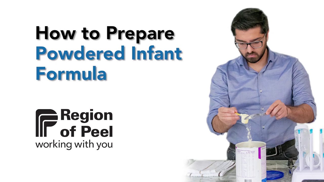 How To Prepare Powdered Infant Formula