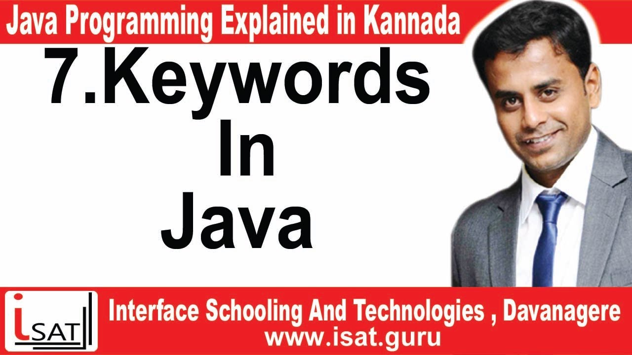Keywords In Java - YouTube
