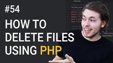 54: How to delete files from folder - PHP tutorial