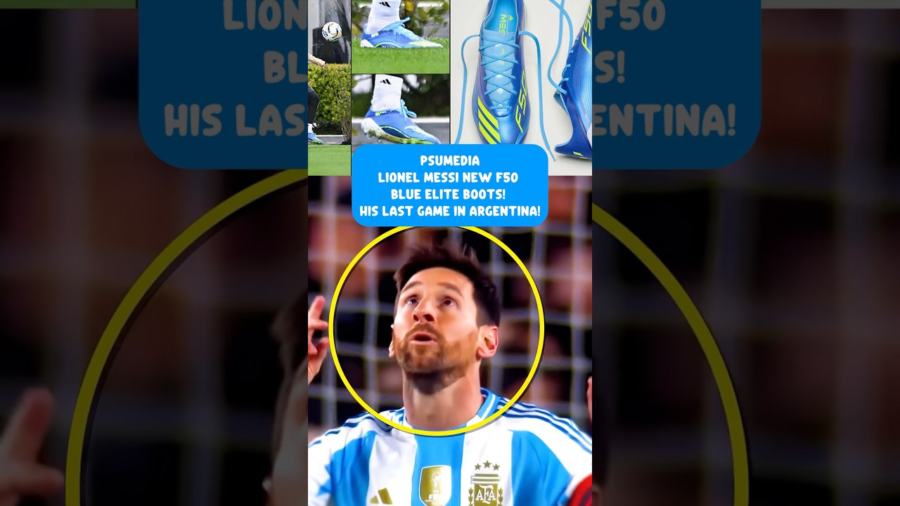 Messi New Adidas F50 Elites - Last Game In Argentina 🇦🇷