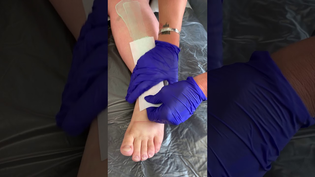 FRONT OF LEG WARM WAX YouTube