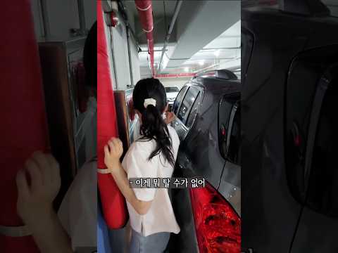 주차를 이상하게 한 와이프