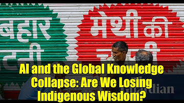 AI and the Global Knowledge Collapse: Are We Losing Indigenous Wisdom?
