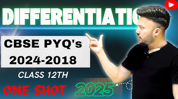 CBSE PYQ 2024 - 2018  || Continuity Differentiability Chapter 5 Class 12 Board 2025 #maths