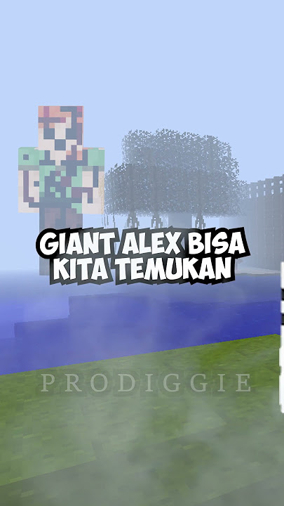 RAHASIA MAHLUK Giant Alex yg SERAM di Minecraft #shorts #minecraft #prodiggie