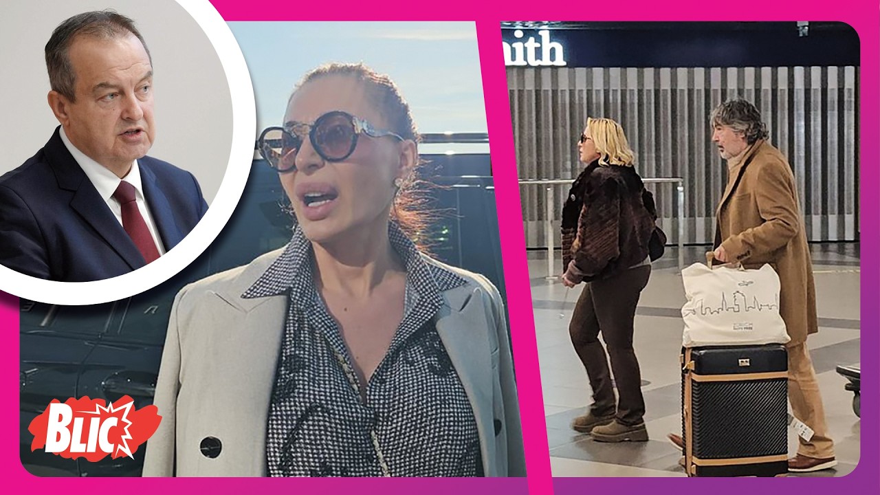 Ceca otkrila stanje Ivice Dačića, Snežana Đurišić i Vanja brzim korakom napustilii aerodrom