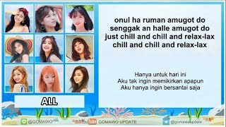 Easy Lyric TWICE - CHILLAX by GOMAWO [Indo Sub]