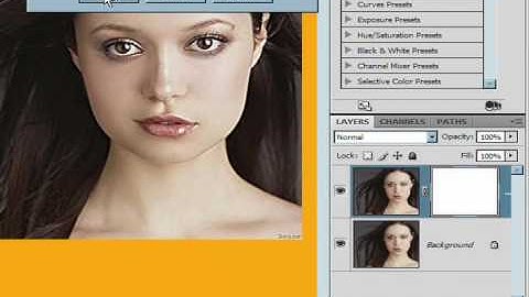 Enhance Eyes Sharpen Filter Photoshop CS4 Lesson 2