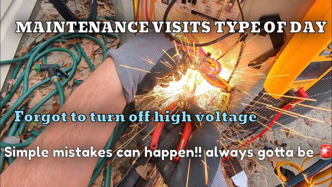 2 HVAC maintenance visits on my Wednesday #hvac #bluecollar #hvacsystem #hvaccontractor 