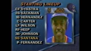San Francisco GIANTS at New York METS 9/1/86 Original WOR Broadcast Games Attended