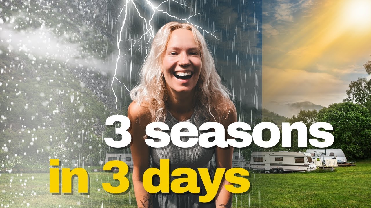 Camping at the Highest Campsite in Europe | Snow in August at 2000m!