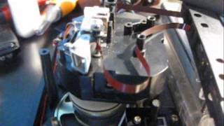 Playing tape on the melody in motion machine