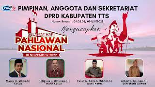 IKLAN HARI PAHLAWAN NASIONAL 10 NOVEMBER 2022 ( DPRD KAB. TTS) IKLAN HARI PAHLAWAN NASIONAL 10 NOVEMBER 2022 ( DPRD KAB. TTS)