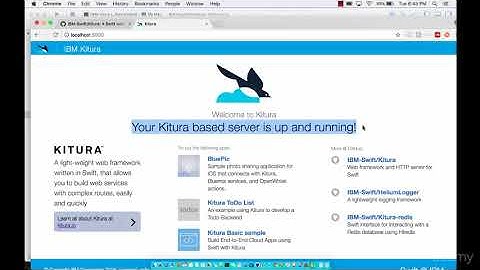 Mastering Server Side Swift Using Kitura : Hello Kitura