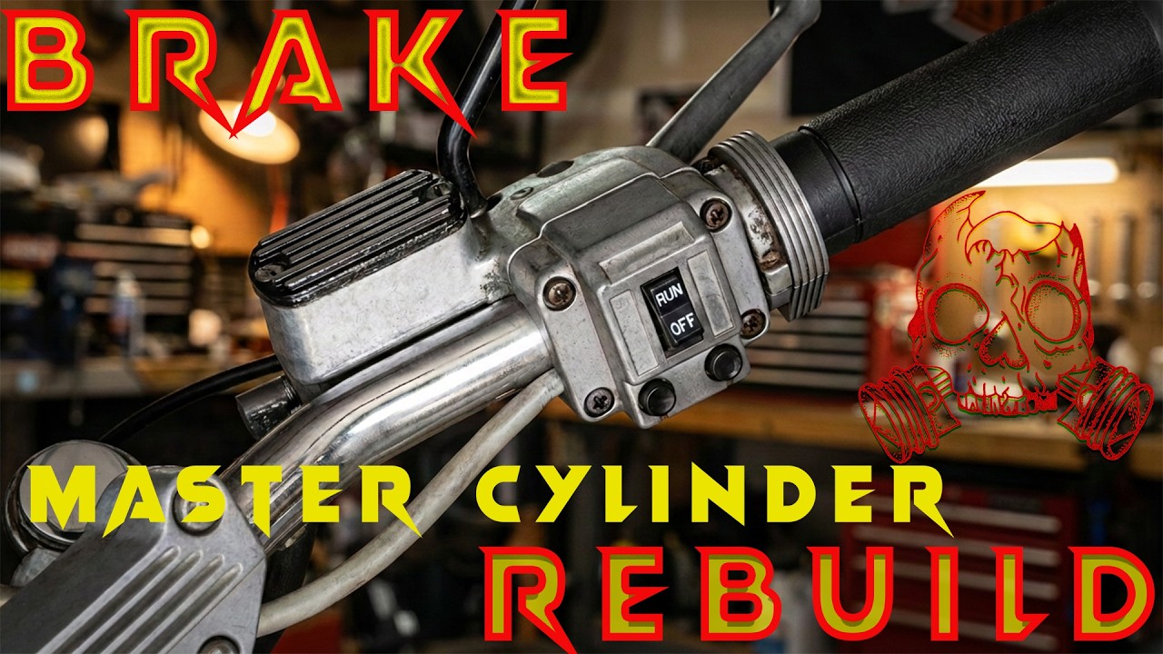 How to Rebuild HARLEY SHOVELHEAD & IRONHEAD Front Master Cylinder