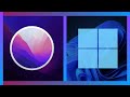 macOS Monterey vs Windows 11 Icons!