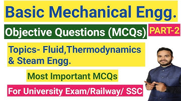 Basic Mechanical Engineering MCQ ll BME MCQ ll Rgpv MCQ ll Rgpv Online MCQ ll Rgpv Online Exam