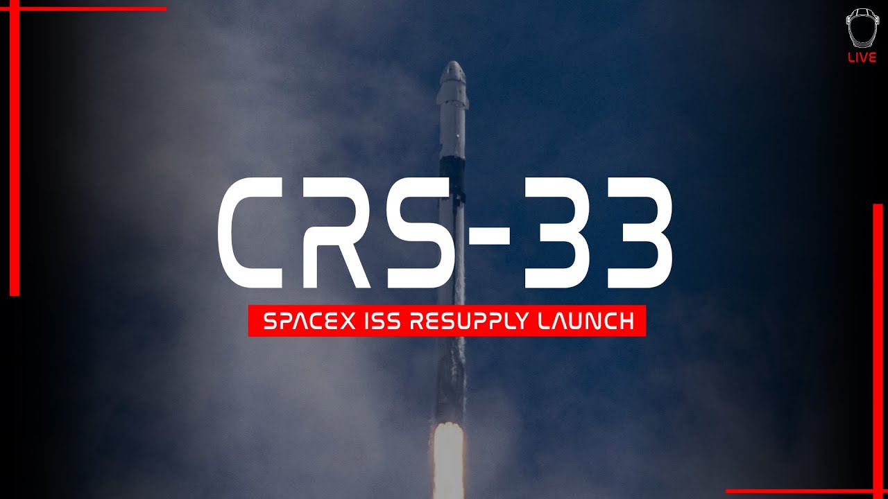 LIFTOFF! SpaceX CRS-33 ISS Resupply Launch to ISS from Cape Canaveral, Florida