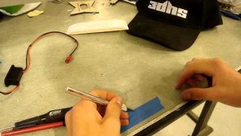 How to install a switch into a gas RC airplane