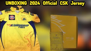 Unboxing the 🆕 2024 CSK jersey 💛💛