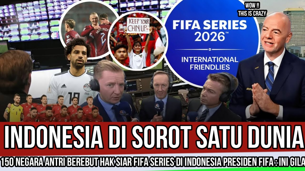 TIMNAS INDONESIA MAKIN MENDUNIA !! 150 NEGARA SAMPAI BREBUT HAK SIAR LAGA FIFA SERIES 2026 INDONESIA