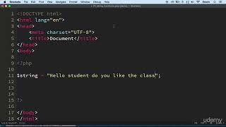 2 String Functions - PHP BUILT IN FUNCTIONS - PHP COURSE FOR BEGINNERS CMS PROJECT TUTORIAL Information
