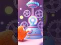 “Plonx and the Rainbow Machine 🌈⚙️ | 8s 3D Loop Animation”