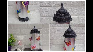 DIY home decor lampshades / How to make lampshade with recycled materials at home / craft