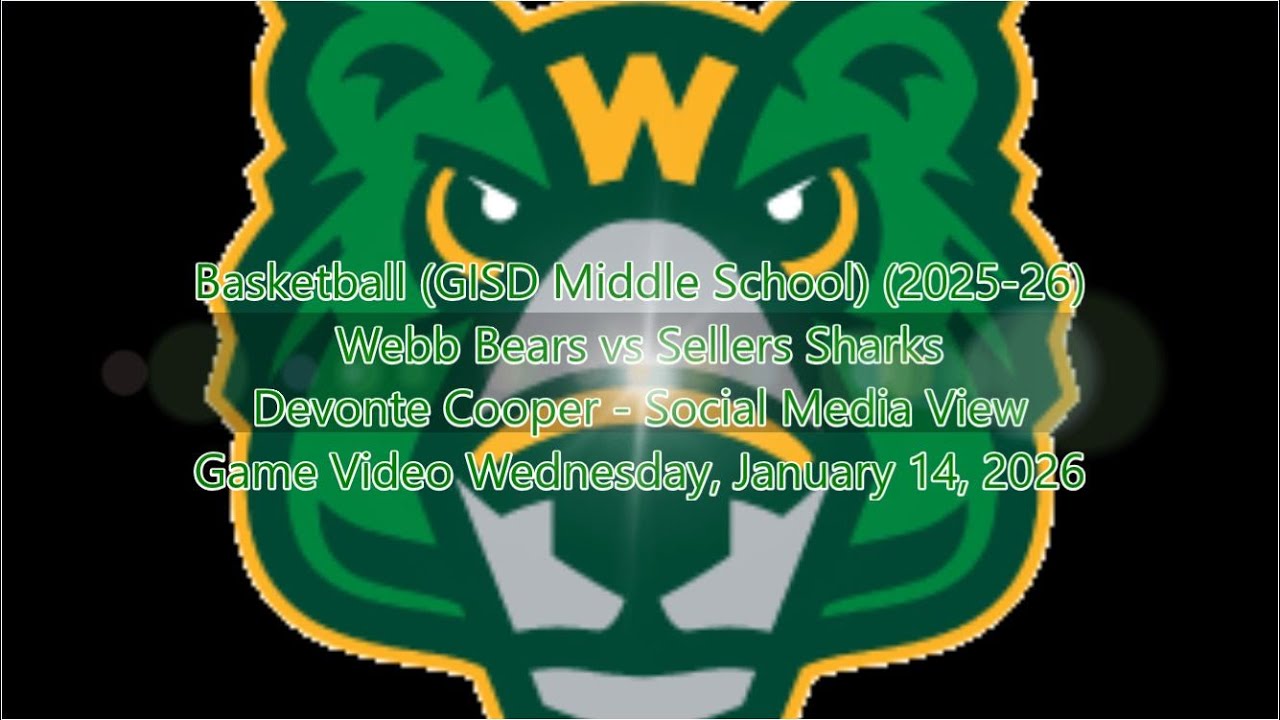 GM4 Webb Bears vs Sellers Sharks Devonte Cooper (Social Media)