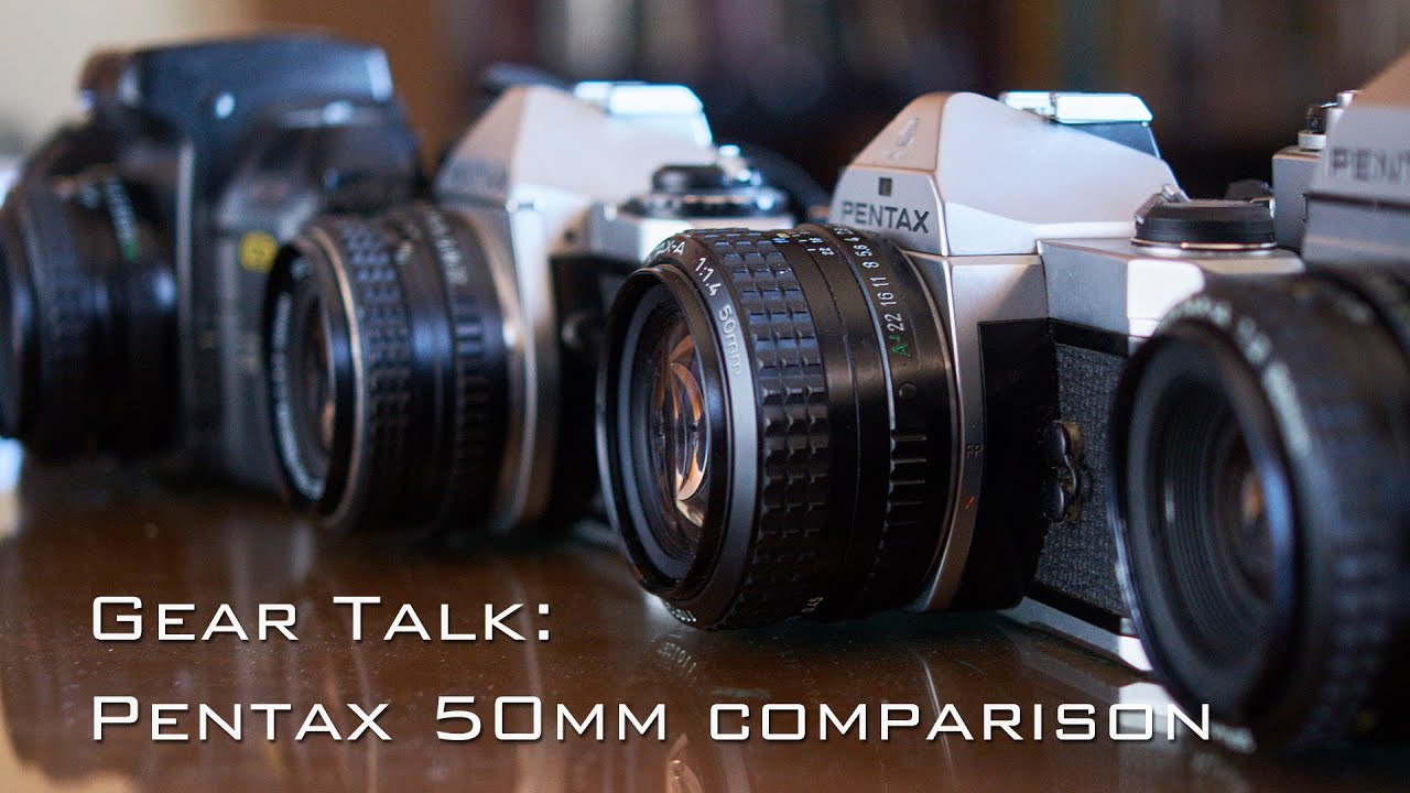 Pentax 50mm compared: M50 f1.4 vs A50 f1.7 vs M50 f1.7 vs A50 f2