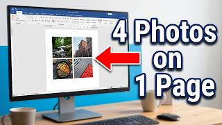 How to Fit Multiple Pictures on One Page in Word 4 Photos