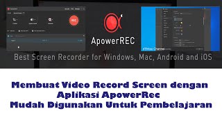 Tutorial Membuat Video Record Screen dengan Aplikasi ApowerRec  Mudah Digunakan Untuk Pembelajaran screenshot 2