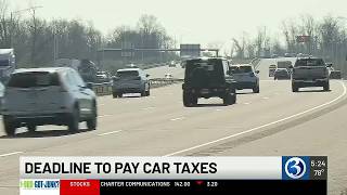 Connecticut car taxes due Monday