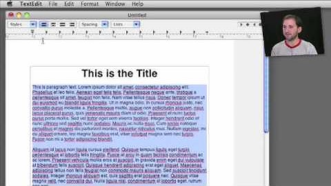 Using TextEdit For Casual Word Processing (MacMost Now 379)
