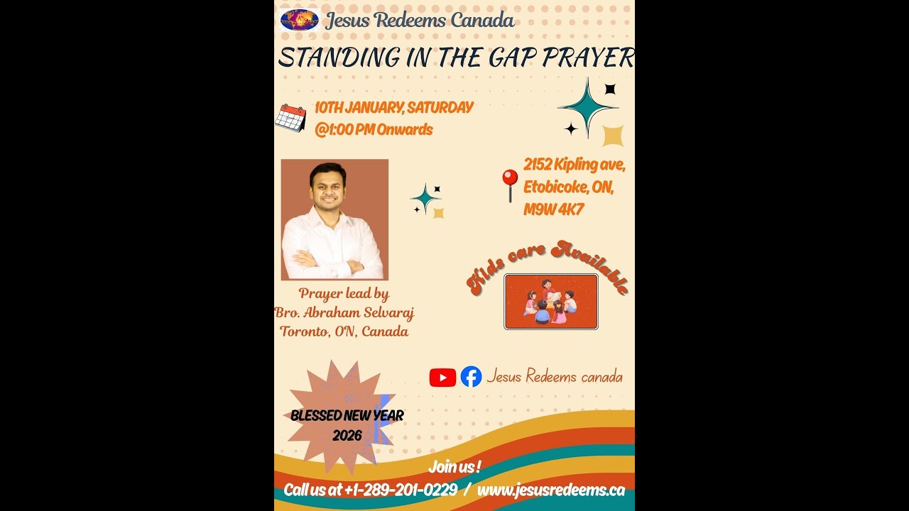 Standing in the Gap Prayer - January 2026