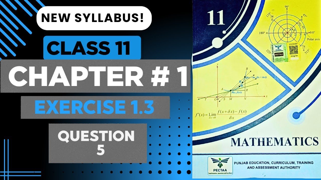 Maths chapter 1 exercise 1.3 question 5 class 11 new syllabus 2025 ...