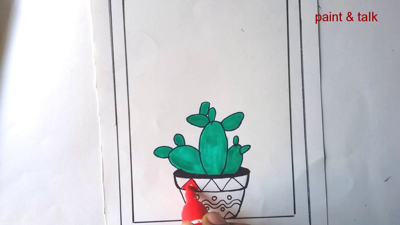 How to draw cactus plant easily, Alchemist book summary, step by step