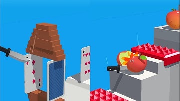 Slice It all Very satisfying relaxing Sound ASMR Game #18 JFI7C0FS