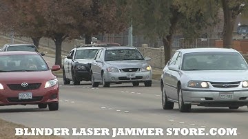Laser Speed Trap In Action